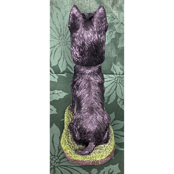 Scottie Dog Resin Nodder Figurine Scottish Terrier Dog Bobblehead - Picture 3 of 6